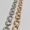 Ladies' 8-character Metal Chain Splicing, Simple and Fashionable Style Dress Decoration Style