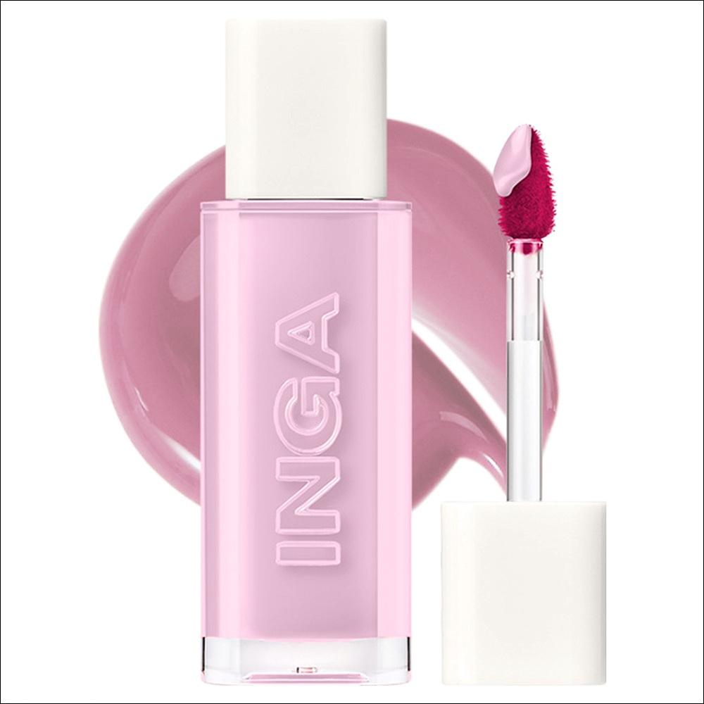 [INGA] Water Glow Lip Tint (4.5g) - 13 Colors | Long-Lasting Hydrating Glossy Tint, Non-Sticky Glass Skin Finish, K-Beauty
