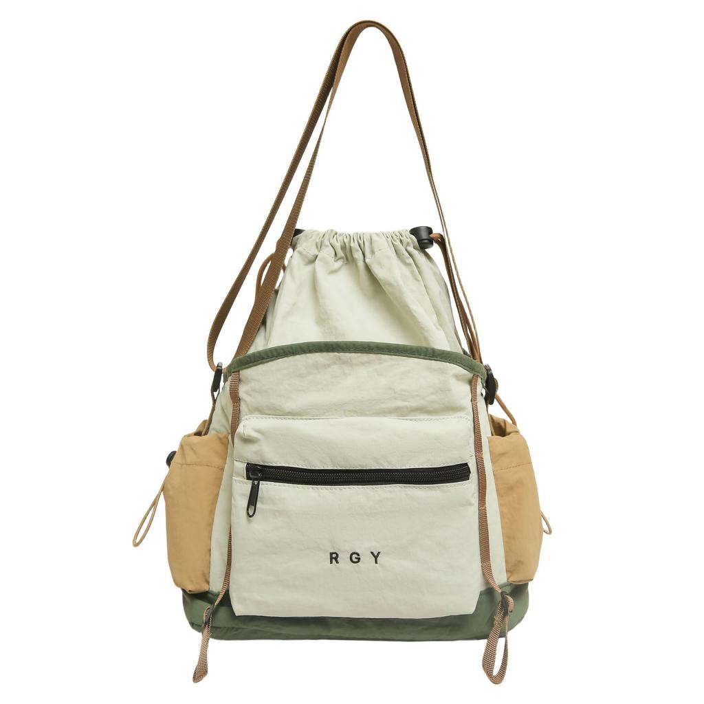 A High-quality, Fresh and Sweet Color-blocking Bucket Bag and A Lightweight Mountaineering Crossbody Bag