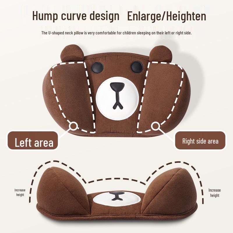 Universal Car Headrest Pillow for Kids – High-Grade Neck Support & Side Sleep Aid