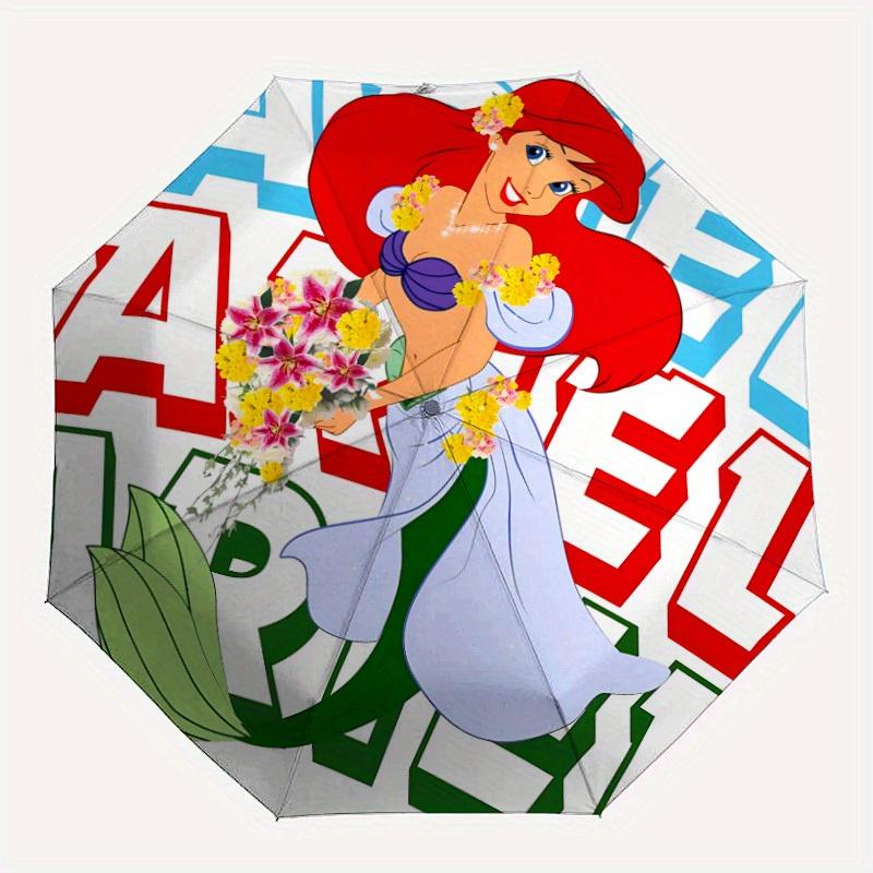 

1pc Mermaid Ariel Automatic Open/close, All-Season Portable Folding Umbrella, Perfect Gift for Friends , Sturdy Ribs yy250808011