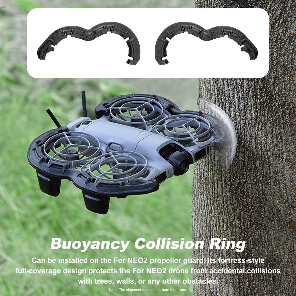 Prop Bumper Strip Set for DJI Neo 2 Drone Accessories Gimbal Protective Anti-Collision Ring Cover EVA Floating