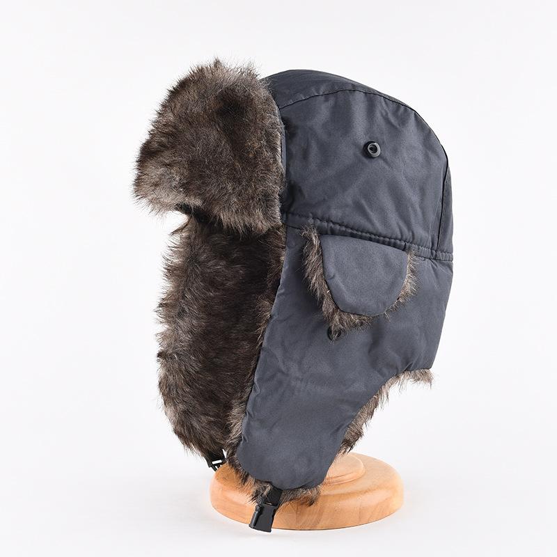 Thunderhead Cap Men's Fall and Winter Warm Cotton Cap Children's Mask Cap Plush Ear Protection Cycling Cap Europe and The United States