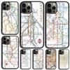 Funda para Teléfono Tapa Mapa del Metro de Londres Para iPhone 17 Air 15 Pro MAX 16 Plus 14 12 11 13 coque