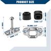 Wohnmobiltürhalter/Kolben und Buchse Anhängertürhalter für Auto Wohnmobil Reiseanhänger LKW-Anhänger Schuppentür/Langlebig / 2er-Set