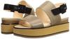 JILL STUART SHOE Women's Platform Backstrap Sandals 6405 BG Size 24.5cm E
