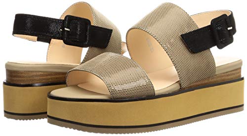 JILL STUART SHOE Women's Platform Backstrap Sandals 6405 BG Size 24.5cm E