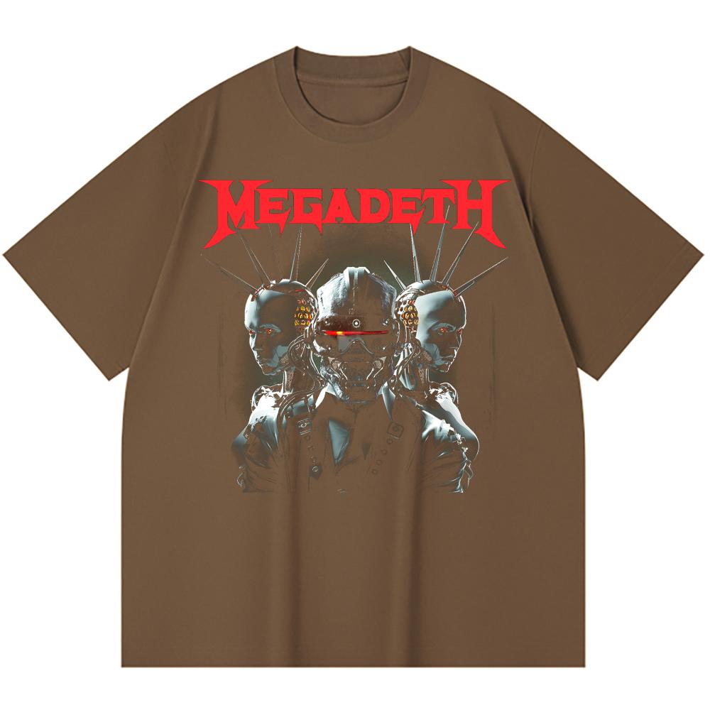 230 g/m² 100% Bavlna T-shirt Heavy Metal Rocková Kapela Tisk Populární Hudby Unisex Těžký Bavlněný T-shirt