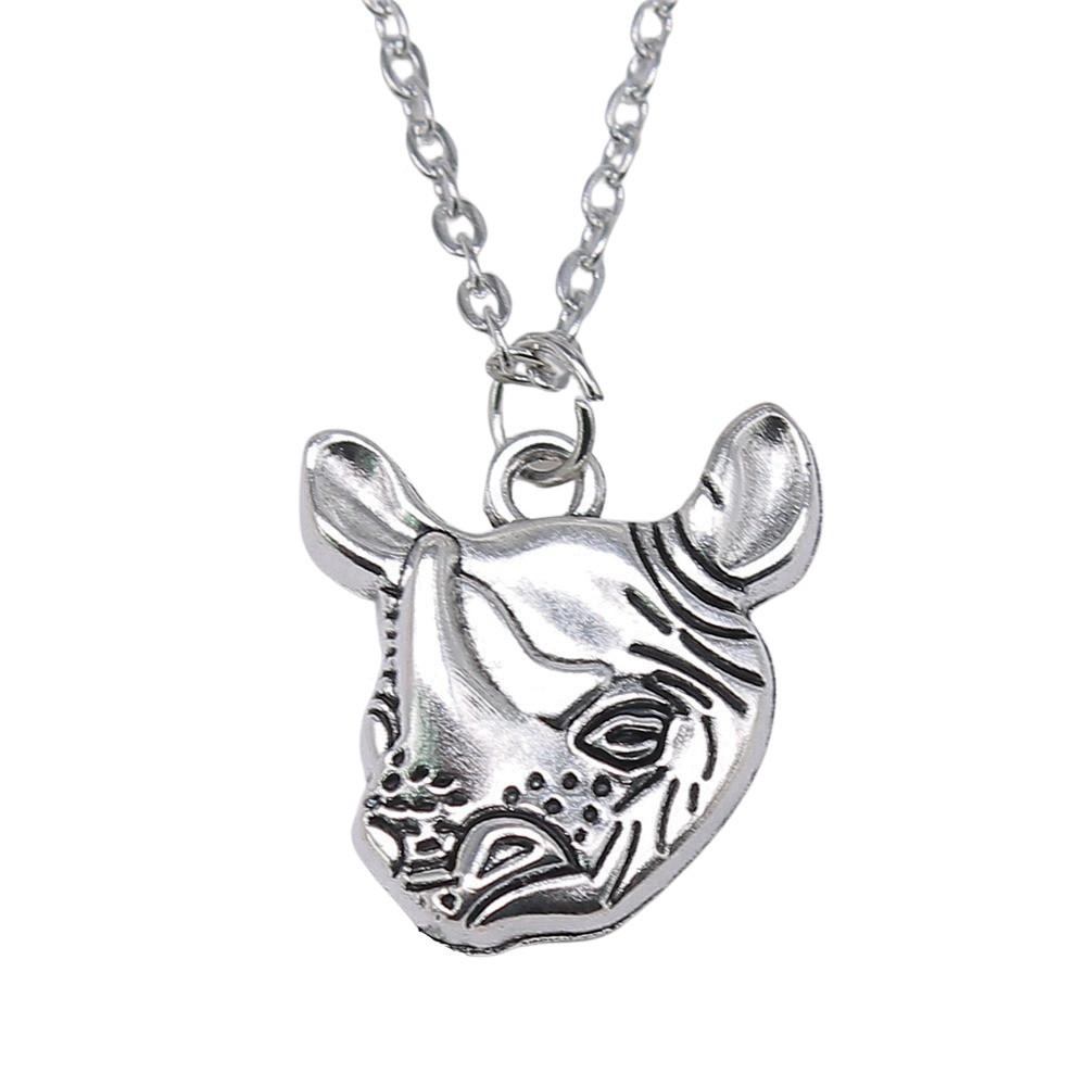 Cat Charm Necklace Cute Animal Pendant For Lovers Minimalist Pet Jewelry Gift 43cm Chain