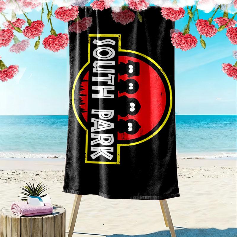 South Park Art Print Beach Towel, Large Soft Quick Dry Towel for Beach Camping Swimming