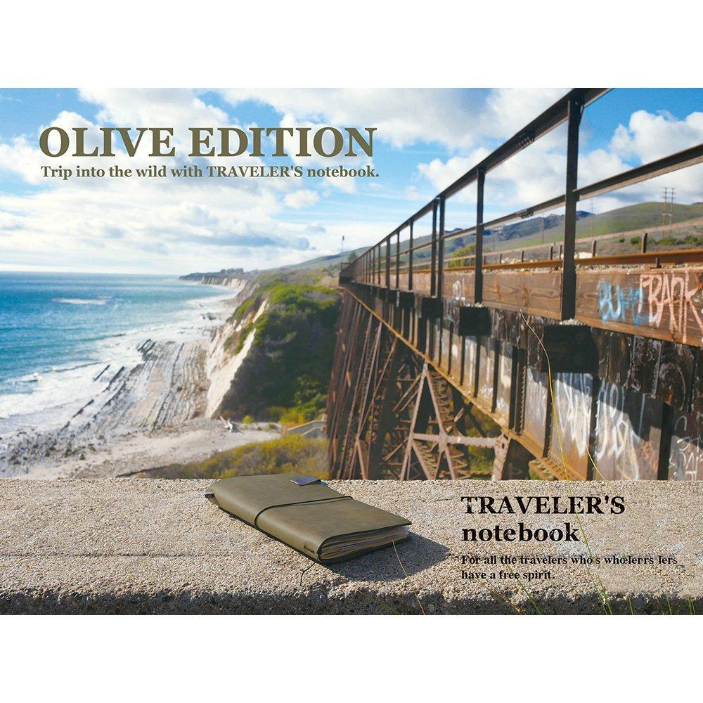 Notebook Pen Holder Limited Olive Edition M 14383006 Traveler's