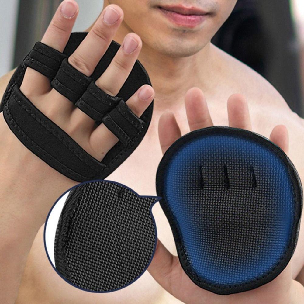 1 Pair Breathable Horizontal Bar Booster Gloves Anti-Skid Guard Fitness Gloves  Build Muscle