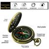 Outdoor Pocket Watch Compass Compass Mountaineering Adventure Equipment Flip Compass High Precision