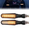 KEMIMOTO Turn Signal, Motorcycle, LED, Turn Signal, E-Mark, Compatible with Vehicle Inspection, Flowing Turn