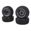 4pcs RC Car Tires Excellent Grip Rubber Plastic High Cushioning RC Car Wheel Rim Tires for Mojave UDR 1/7 Short Trucks
