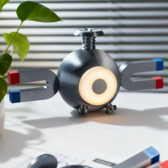 

Magnemite Night Light Stand for Xiaomi Mijia – Pokémon Compatible Luminous Accessory