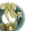 Christmas Wreaths for Front Door Decoration Entrance Table Tree Wall Door Hanging Ornaments Xmas Artificial Pine Garland Set of 2 Items for Home