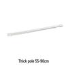 Telescopic No-Punch Hanging Clothes and Shower Curtain Rod
