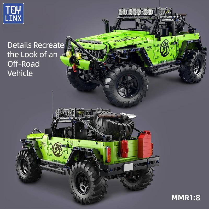 TOYLYNX DIY Moc Off-road Vehicle Building Blocks 1:8 Racing Car Model Toys Gift Children Adult Birthday Christmas Gifts Set
