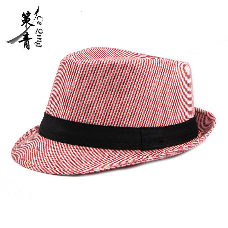 

Fashion jazz hat, spring and summer outdoor sun hat, green versatile trend, couple sun hat tide M（56-58cm） бежевий