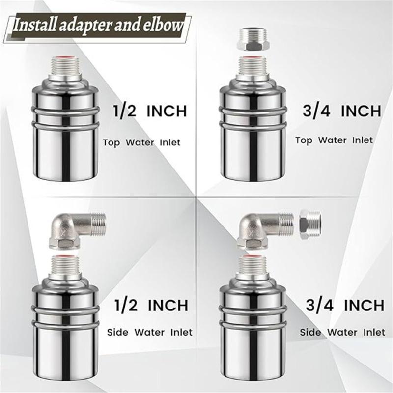 Fully Automatic Float Valves Stainless Steel Float Valves Water Maintenance Part Water Control Valves Suitable for Water