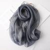 Mary Spring and autumn solid color silk scarf, double-layer gold silk, versatile long cheongsam, organza shawl, women's scarf