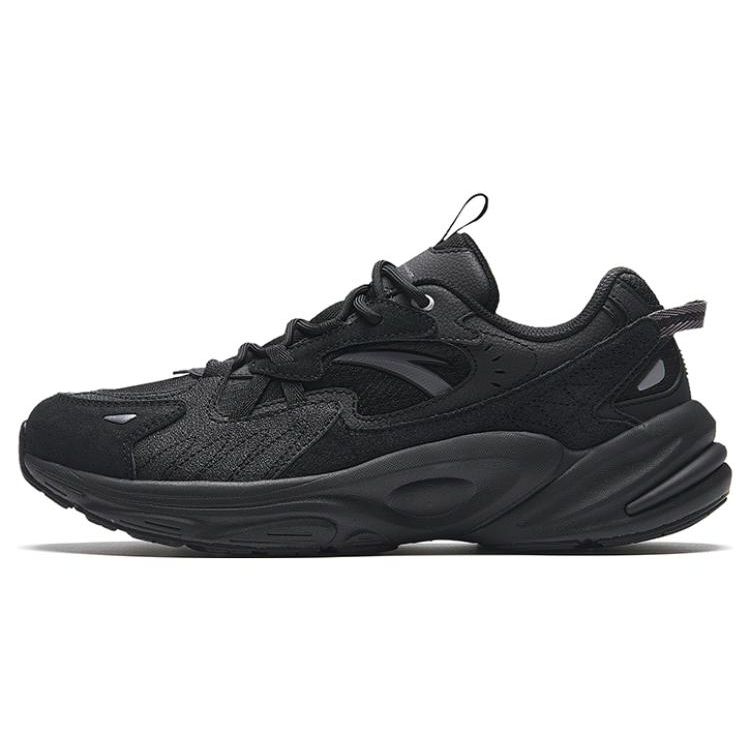 ANTA Retro Dad Shoes All Black Men 912335595-4 39