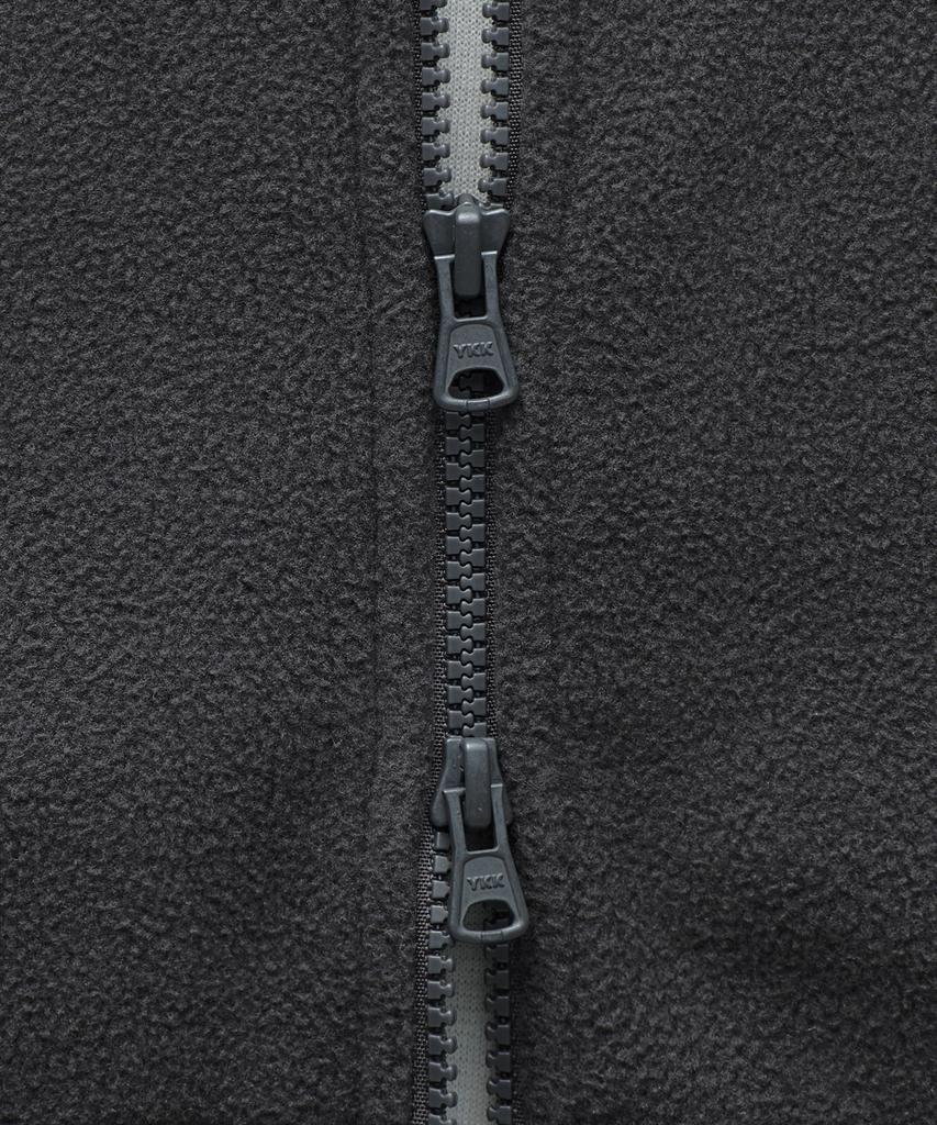 Musinsa Standard Oversized Polar Fleece Hooded Zip-Up [Dark Gray]