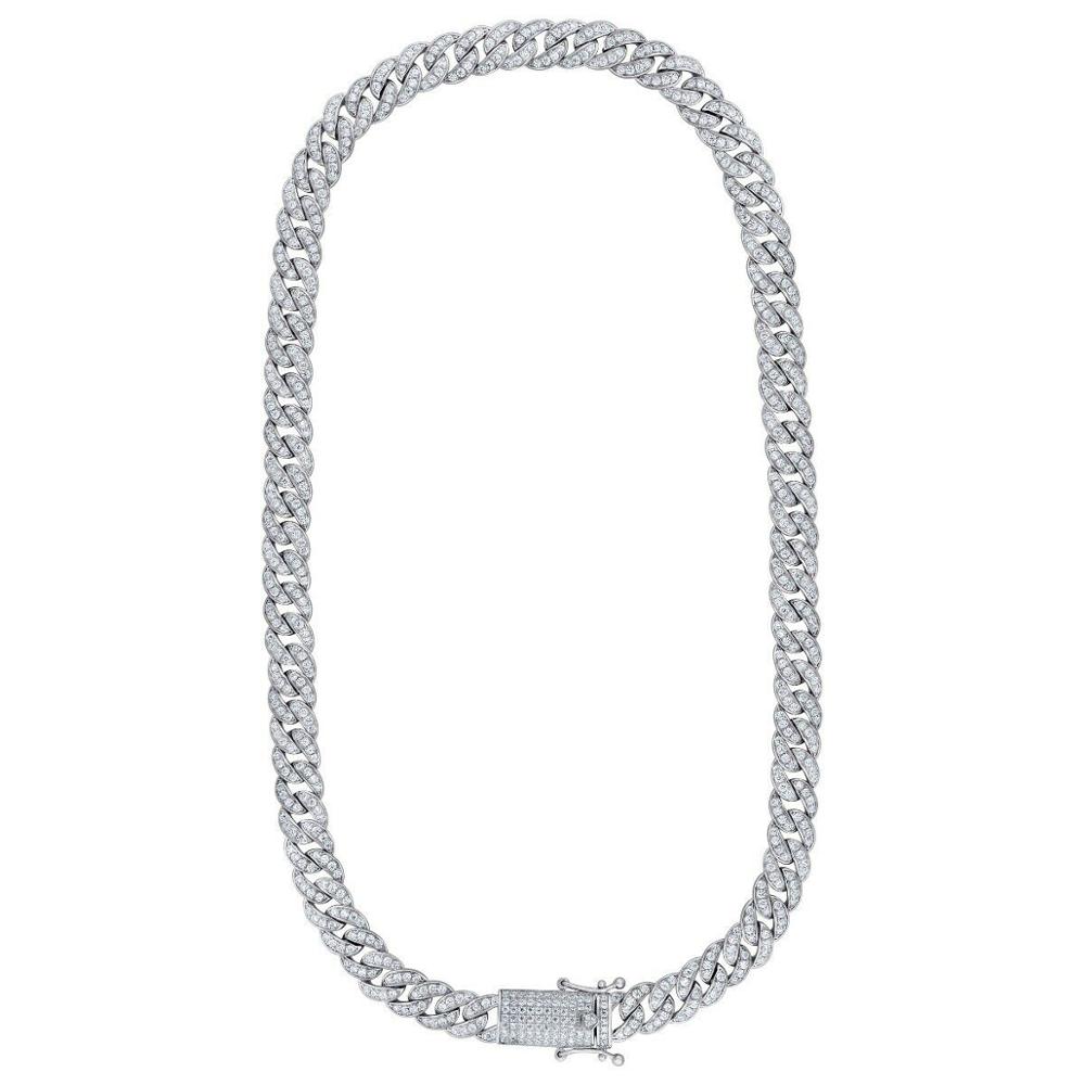 Men`s Trendy Cuban Link Necklace 8mm