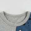 27kids 2024 Korean Style Dinosaur T-shirt for Boys - Summer Short Sleeve