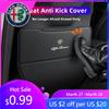 For Leather Car Seat Protection Pads Pocket Storage Mat For Alfa Romeo Giulietta Mito 159 Giulia Stelvio 156 147 Tona
