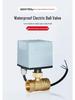 Waterproof Pure Copper Electric Two-Way Valve for Outdoor HVAC Systems