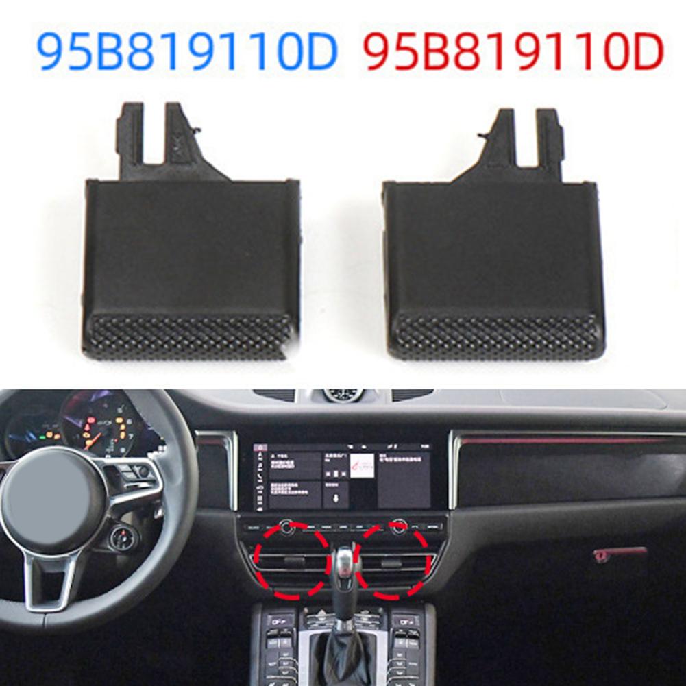 Black AC Vent Clip Car Air Vent Paddle Tab Air Vent Easy tallation Design Improves Airflow Control Perfect Fit For Porsche