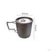 Titanium Camping Pot Set for Backpacking Excursions