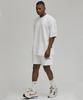 Adent Soul [Set] Heavy Cotton Semi-Oversized Short Sleeve T-Shirt / Heavy Weight Cotton Shorts (White)
