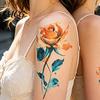 Easy Apply Tattoo Stickers 5 Sheets Butterfly Stickers, Waterproof Temporary Flower Tattoos, Colorful Safe Skin Tattoos Face Body for Parties