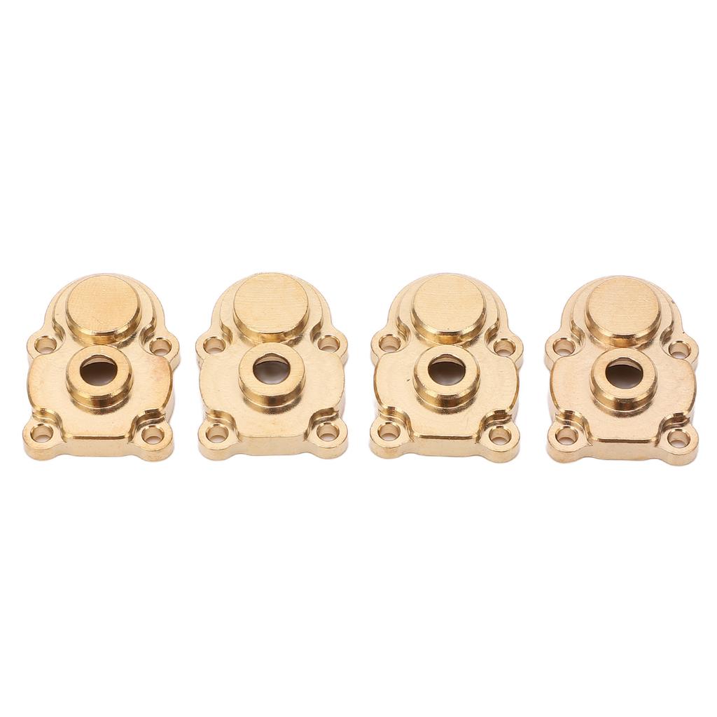 4Pcs RC Knuckle Cover Brass High Strength Rust Resistant RC Axle Gear Cover for FMS 1Celsius24 FCX24 RC Crawler