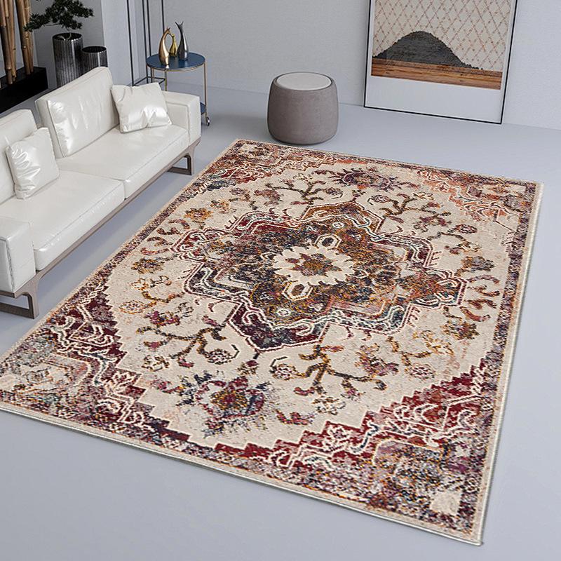 Ethnic Style Mandala Yoga Mat—Non-Slip Meditation Cushion, Soft Rug for Living Room, Bedroom & Sound Bowl Practice