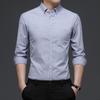 Brand New Men's Long Sleeve Cotton Striped Shirt: Spring & Autumn Business Casual Wear