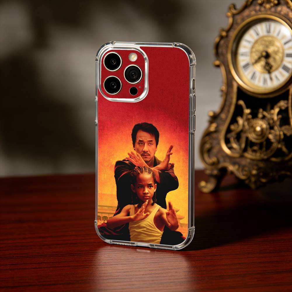 Kung Fu Star J-Jackie C-Chan Phone Case For iPhone 17 16 15 14 13 12 11 Mini Pro Max Plus Transparent Cover