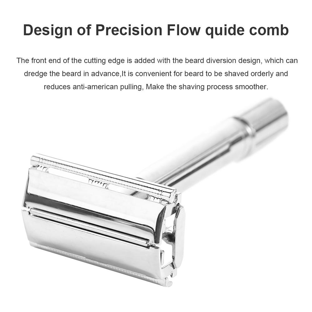 Mild with Box Male Manual Men Shaver Adjustable Safety Razor Double Edge Razor Hair Removal Tool