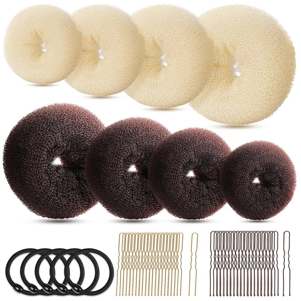 

53Pcs/set Magic Hair Bun Maker Donut Bagel For Hair Tools Hairpin Hair Accessories For Women Wedding Styling Braids Tools