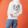 Li-Ning Paris Fashion Week Lotus Pond Embroidered Pullover Hoodie Men Tops White AWDQ625-3