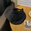 Breathable Big Brim Empty Top Hat Anti UV Foldable Sunscreen Cap Sport Visors Women