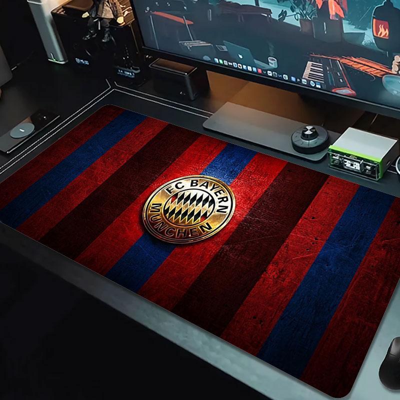 FC Bayern Munchen Large Size Mouse Pad Large Gaming Table Cushion Non-slip Laptop Tablet Big Mousepad XXL Mat Mini PC Playmat With Lock edge