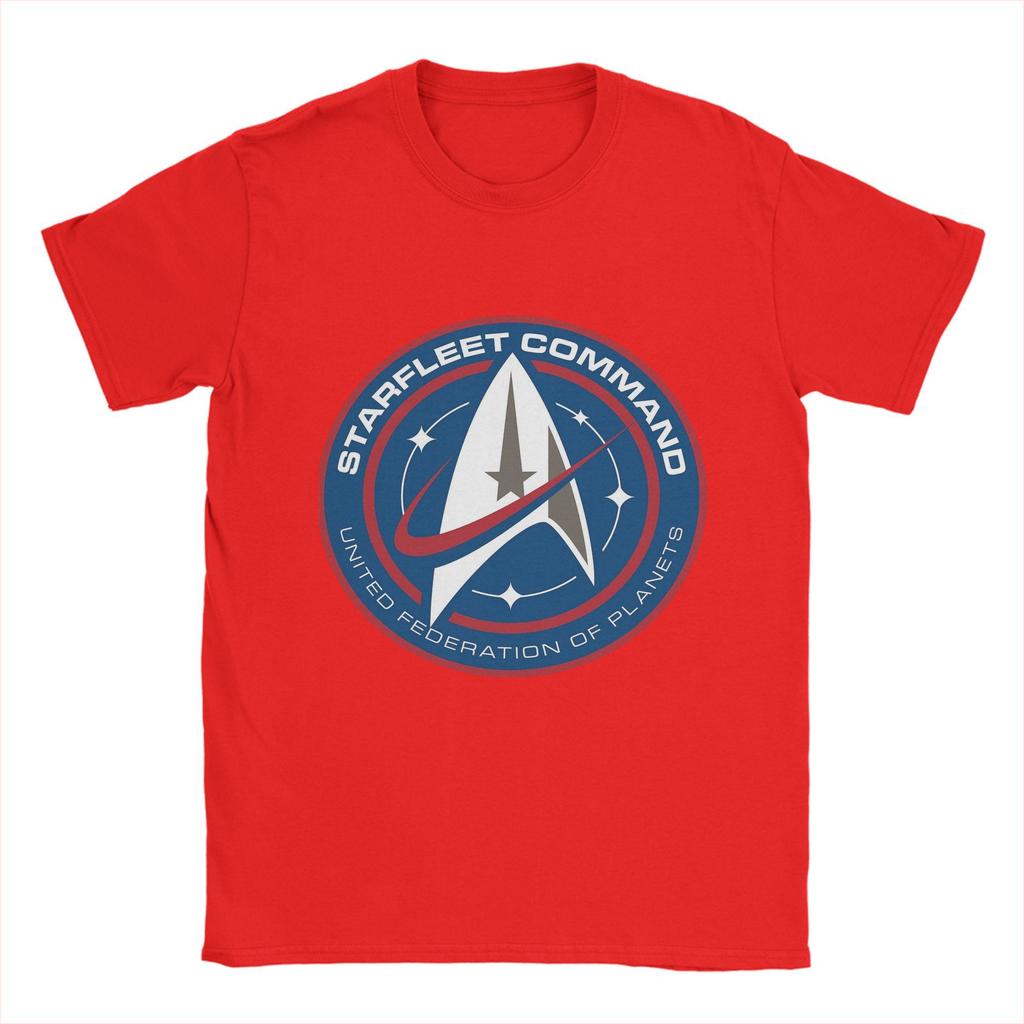 S-Stars T-Treks Discovery Starfleet Men's T Shirts  Novelty Tees Short Sleeve O Neck T-Shirt 100% Cotton New Arrival Clothing