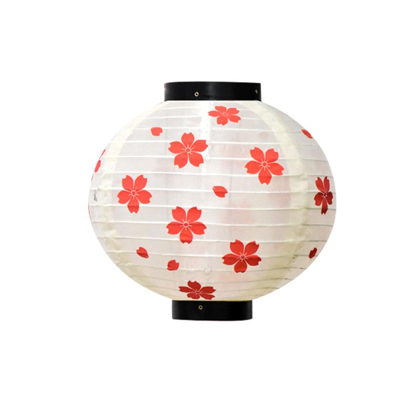 Japan Style Sakura Lantern Chinese Oriental Style Plum Blossom Silk Cloth Lantern Restaurant Wedding Party Festival Decor Gifts