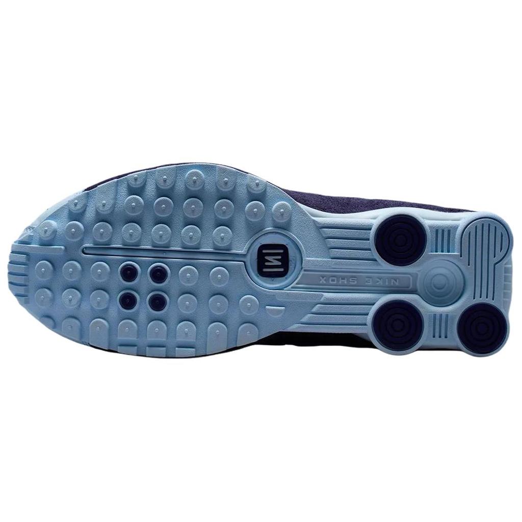 Nike Shox R4 Breathable Running Shoes Women's Blue Sneakers HQ7739-500
