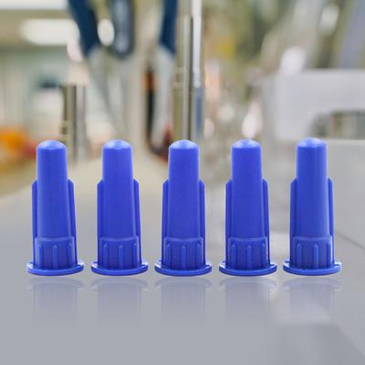 10 Pieces Silicone Nozzles Cylindrical Cone Nozzles Syringe Accessories Silicon Sealant Dispenser External Teeth 14.5mm