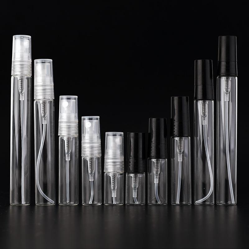 2/3/5/10ML Portable Refillable Glass Perfume Spray Bottle for Travel